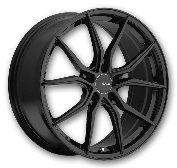 Advanti Wheels Hybris 20x8.5 Gloss Black 5x114.3 +40mm 73.1mm