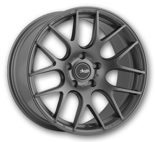 Advanti Wheels Vigoroso V1 18x8.5 Matte Graphite 5x114.3 +43mm 73.1mm