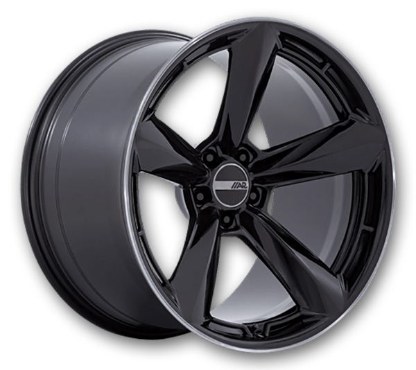 American Racing Wheels TTF 20x12 Gloss Black With Double Dark Tint Lip 5x115 +6mm 72.56mm