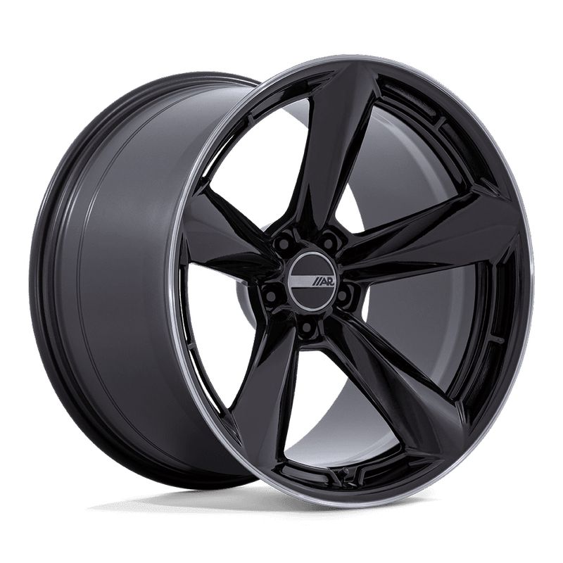 American Racing Wheels TTF 20x9.5 Gloss Black With Double Dark Tint Lip 5x115 +15mm 72.56mm