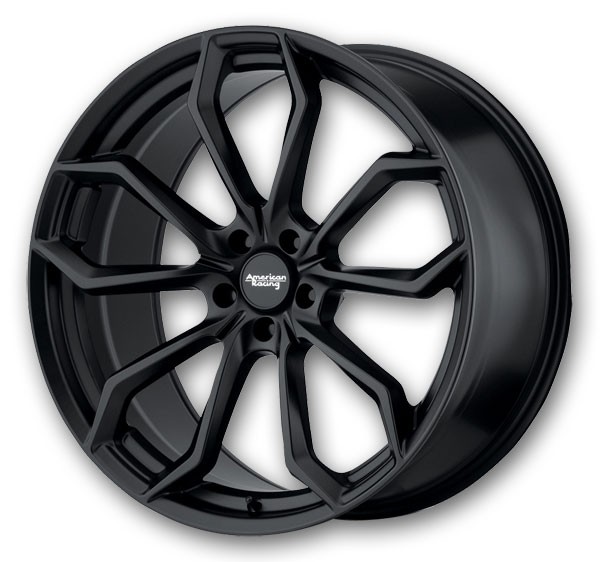 American Racing Wheels Splitter 20x10.5 Satin Black 5x114.3 +45mm 72.6mm