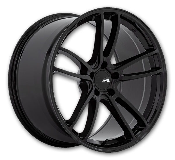 American Racing Wheels Mach Five  19x11 Gloss Black 5x114.3 +50mm 70.5mm