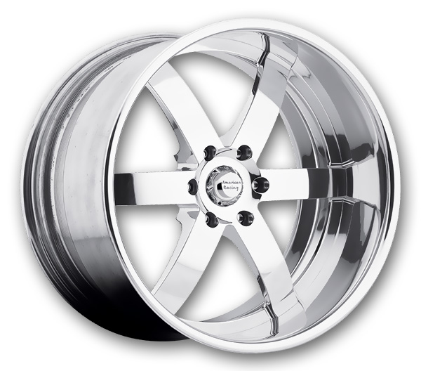 American Racing Forged Wheels VF496 2 Piece Forged 17x7 Polished  +0mm 72.56mm