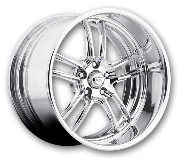 American Racing Forged Wheels VF497 2 Piece Forged 19x11 Polished  +0mm 72.56mm