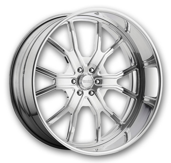 American Racing Forged Wheels VF514 2 Piece Forged 28x12 Polished  +0mm 72.56mm