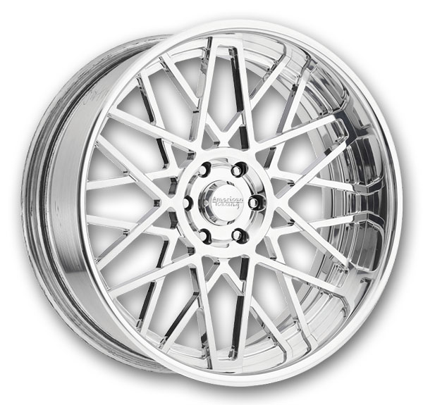 American Racing Forged Wheels VF515 2 Piece Forged 24x10 Polished  +0mm 72.56mm