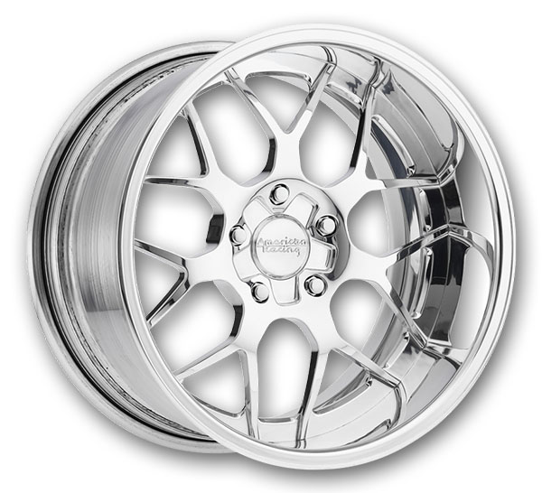 American Racing Forged Wheels VF518 2 Piece Forged 17x9 Polished  +0mm 72.56mm