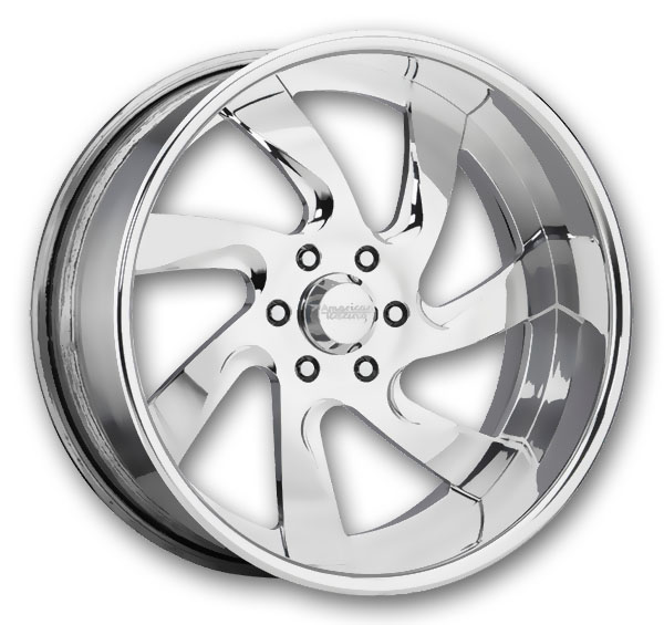 American Racing Forged Wheels VF532 2 Piece Forged 24x9.5 Polished  +0mm 72.56mm