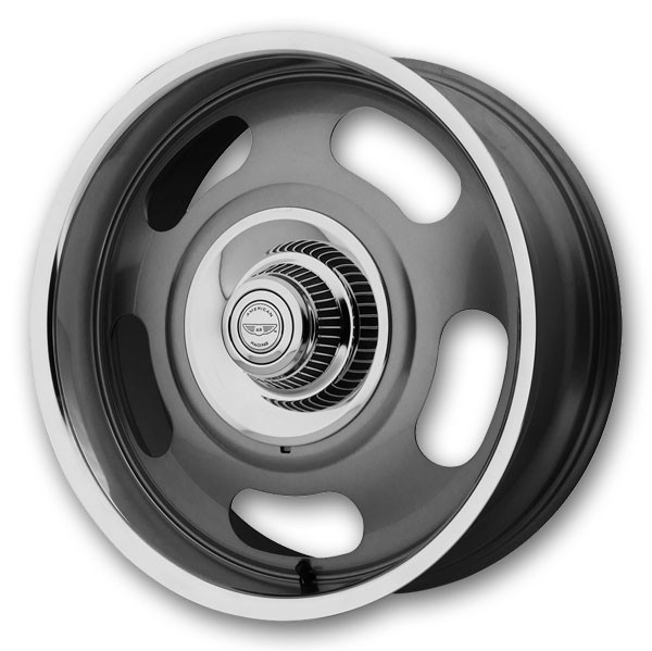 American Racing Wheels VN506 20x8 Mag Gray Center w/ Polished Lip  +0mm 78.3mm