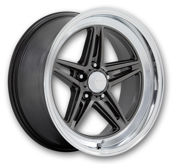 American Racing Wheels Groove     20x8.5 Anthracite With Diamond Cut Lip 5x127 6mm 78.1mm