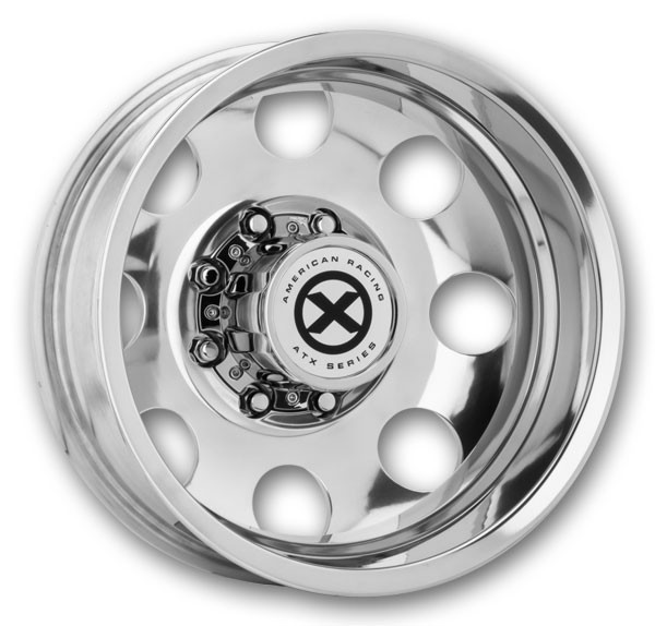 American Racing Wheels Baja Dually 16x6 Polished - Rear 8x165.1 -134mm 125.5mm