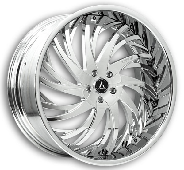 Artis Wheels Decatur 24x9 Full Chrome  +0mm 74.1mm