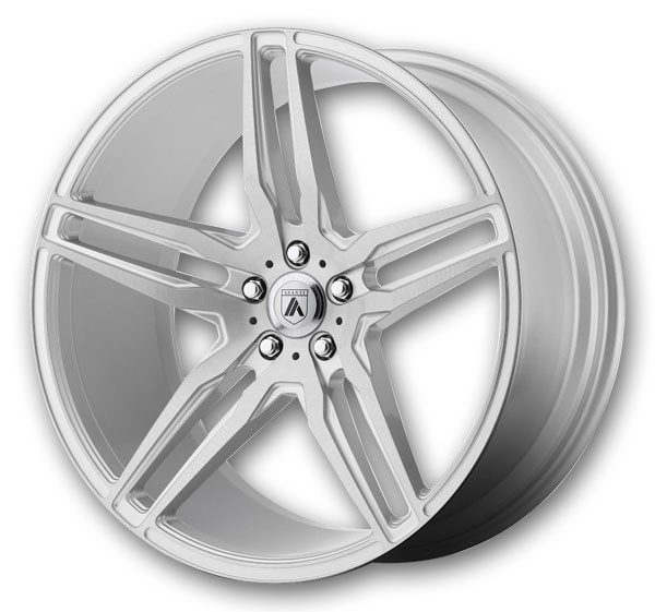 Asanti Black Label Wheels Orion 22x10.5 Brushed Silver 5x115 +25mm 72.6mm
