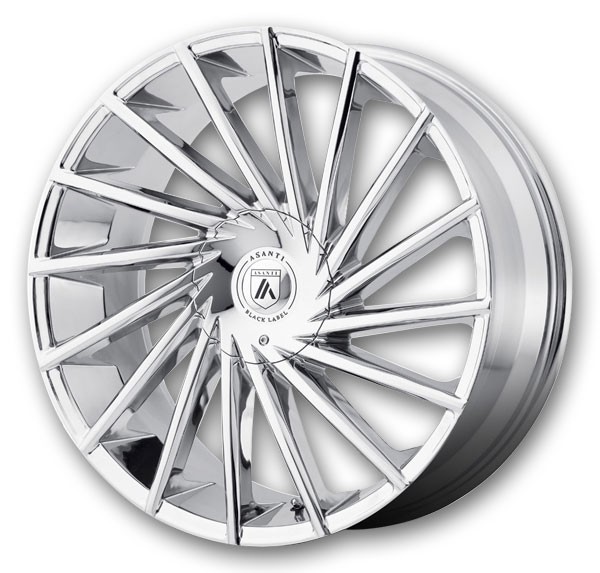 Asanti Black Label Wheels Matar 28x10 Chrome 6x135/6x139.7 +30mm 100.5mm