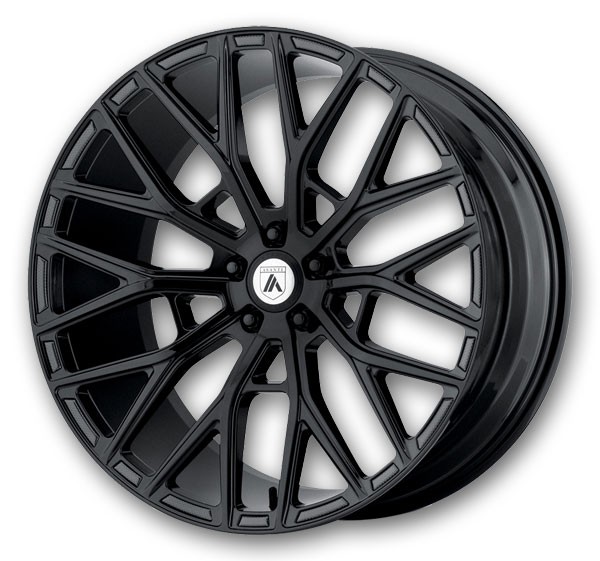 Asanti Black Label Wheels Leo 22x10.5 Gloss Black 5x115 +25mm 72.6mm