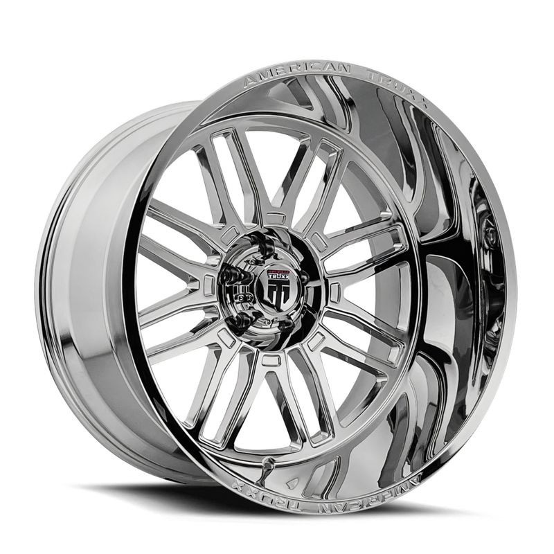 American Truxx Wheels AT-1915 Restless 22x12 Chrome 6x139.7 -44mm 106mm