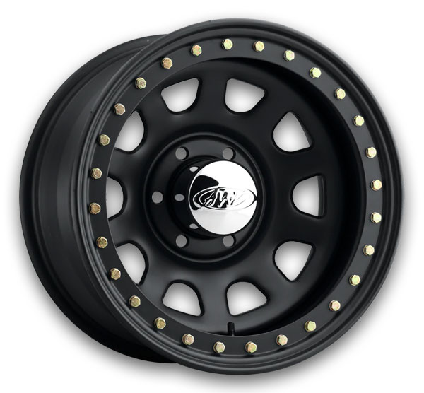 Allied Wheel Components Wheels 54 Daytona 15x8 Matte Black 6x139.7 -19mm 4.25mm