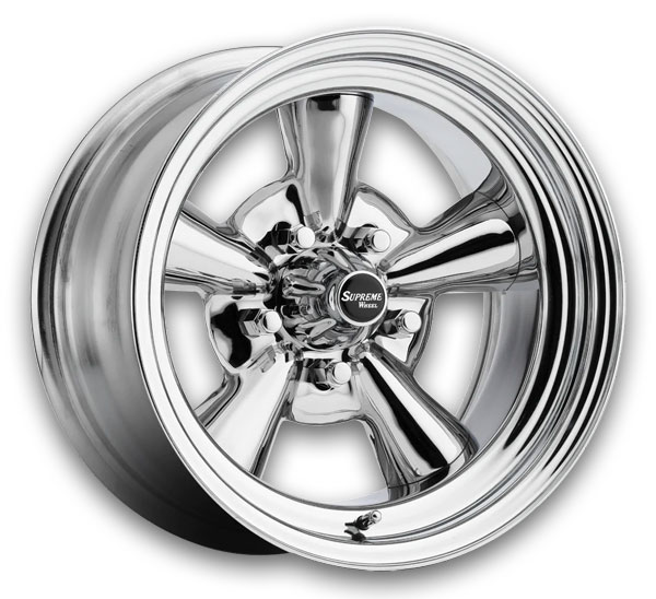 Allied Wheel Components Wheels 67 Supreme 15x6 Chrome 5x114.3/5x120 -22mm 3.25mm