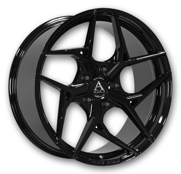 Azad Wheels AZFF01 22x9 Black 5x112 +35mm 66.56mm