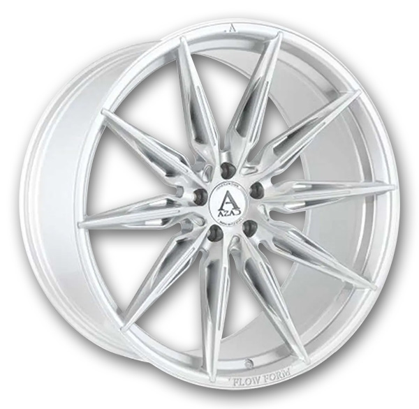 Azad Wheels AZFF02 20x9 Brushed Silver 5x114.3 +35mm 73.1mm