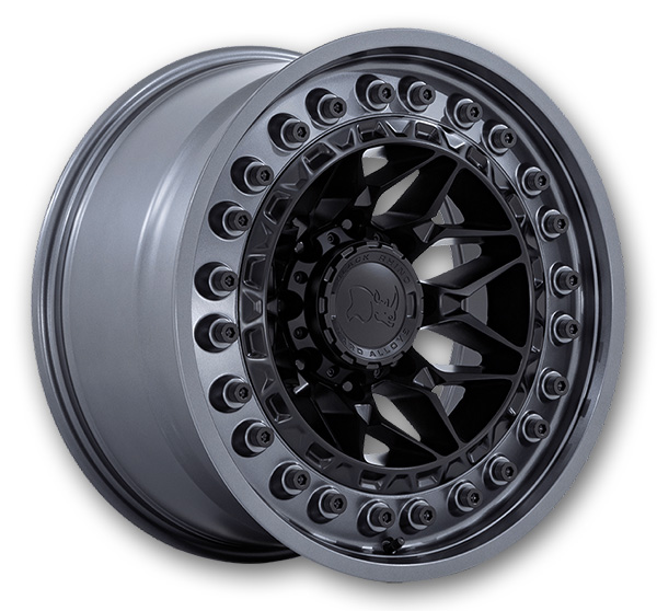 Black Rhino Wheels Alpha 18x9 Matte Black With Gunmetal Lip 5x127 0mm 71.5mm