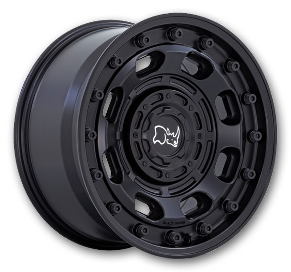 Black Rhino Wheels Atlas 18x9 Matte Black 5x127/5x139.7 0mm 78.1mm