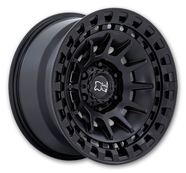 Black Rhino Wheels Barrage 17x8.5 Matte Black 5x127 -10mm 71.5mm