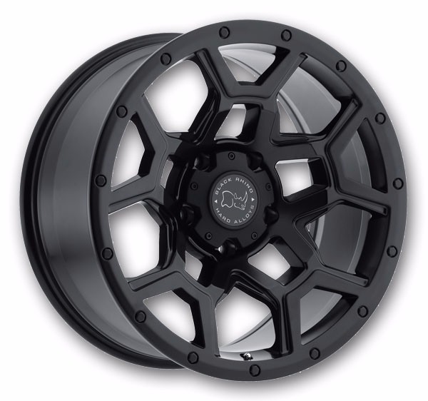Black Rhino Wheels Overland 17x9.5 Matte Black 5x127 -18mm 71.6mm