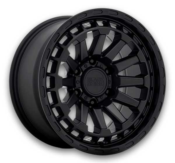 Black Rhino Wheels Raid 18x9.5 Matte Black 6x139.7 +12mm 112.1mm