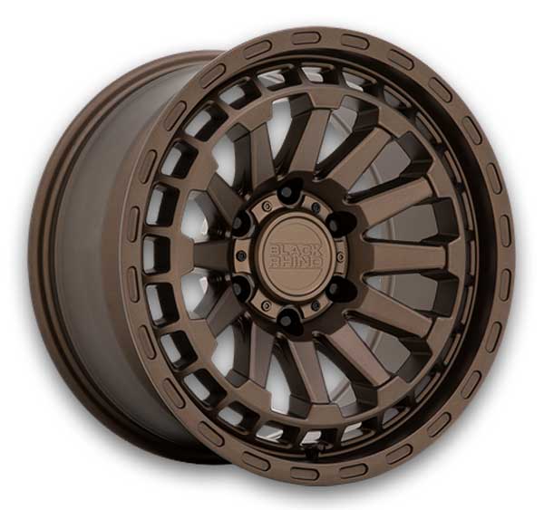 Black Rhino Wheels Raid 18x9.5 Matte Bronze 6x120 +12mm 67.06mm