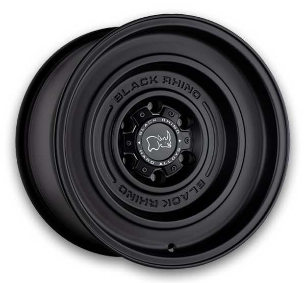 Black Rhino Wheels Solid 17x9.5 Matte Black 6x139.7 -12mm 112.1mm