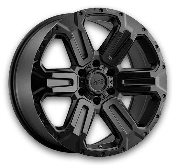 Black Rhino Wheels Wanaka 17x8.5 Matte Black 5x114.3 +35mm 76.1mm