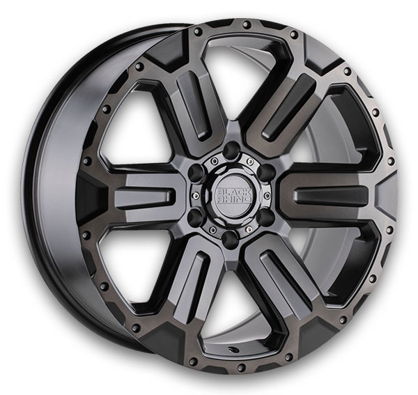 Black Rhino Wheels Wanaka 18x9 Matte Gunmetal w/ Brushed Face & Gunmetal Tint 6x139.7 +12mm 112.1mm