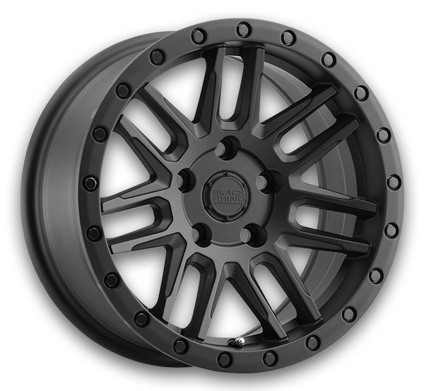 Black Rhino Wheels Arches 17x9.5 Matte Black 6x139.7 -18mm 112.1mm