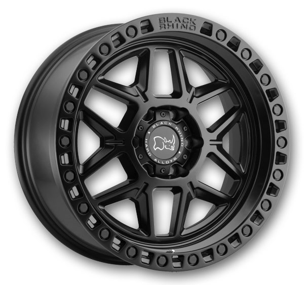 Black Rhino Wheels Kelso 17x9 Matte Black 5x127 -18mm 71.6mm