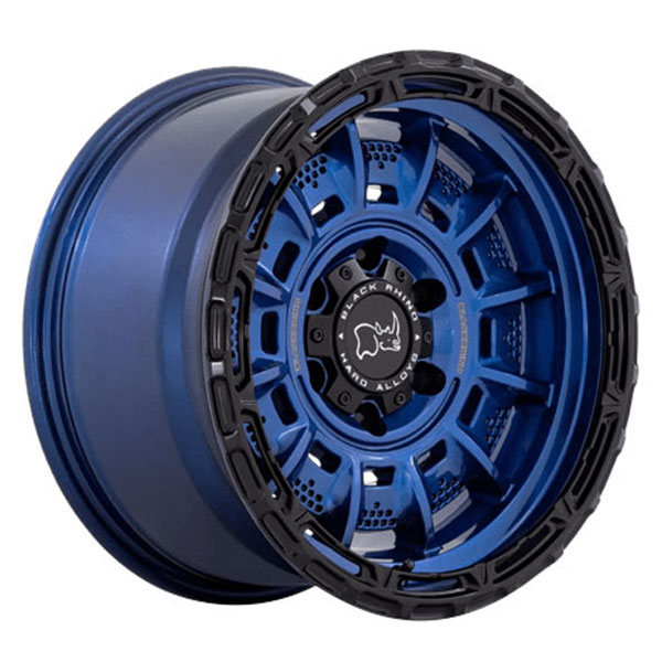 Black Rhino Wheels Legion 20x10 Cobalt Blue W/ Black Lip 8x180 -18mm 124.2mm