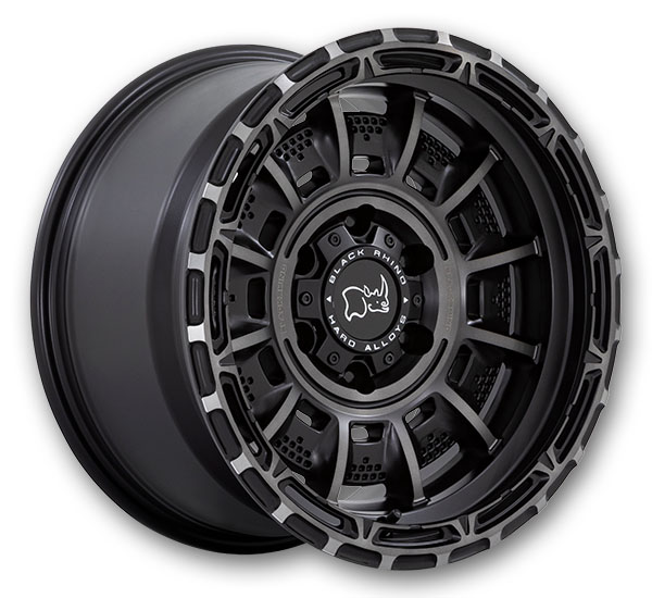 Black Rhino Wheels Legion 17x9 Matte Black Gray Tint 6x139.7 +0mm 106.1mm