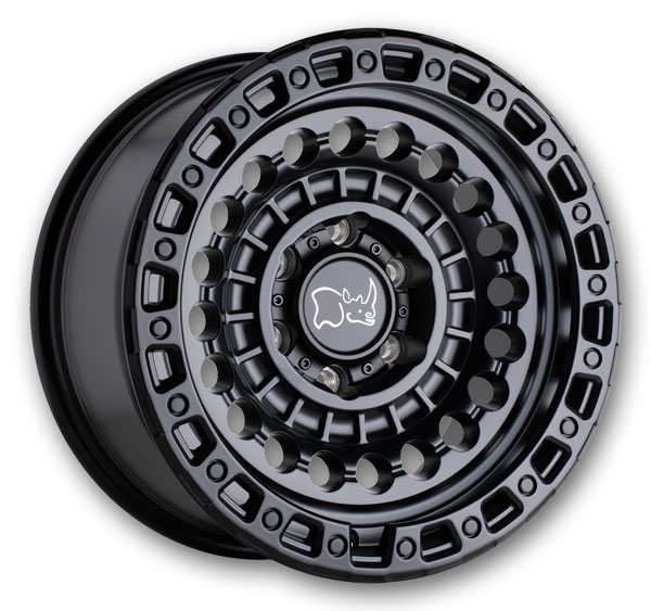 Black Rhino Wheels Sentinel 20x9.5 Matte Black 6x139.7 -18mm 112.1mm