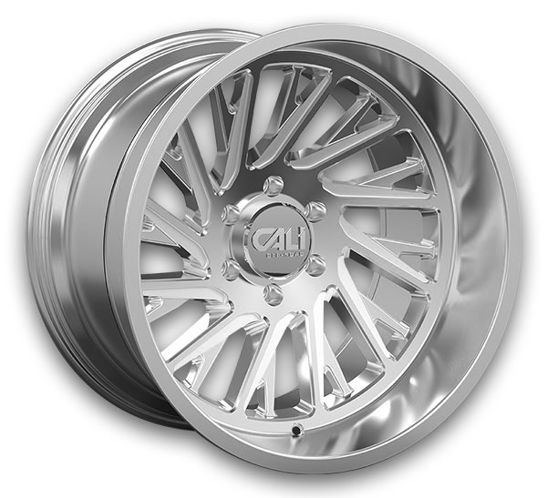 Cali Off-Road Wheels 9114 Purge 24x14 Polished 8x170 -76mm 125.2mm