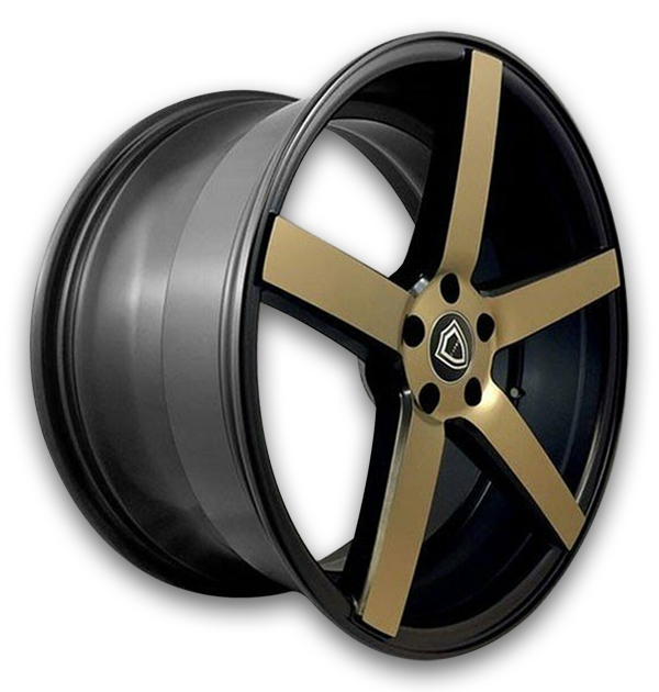 Capri Wheels C5288 22x9.5 Bronze Face/Black 5x115 +15mm 73.1mm