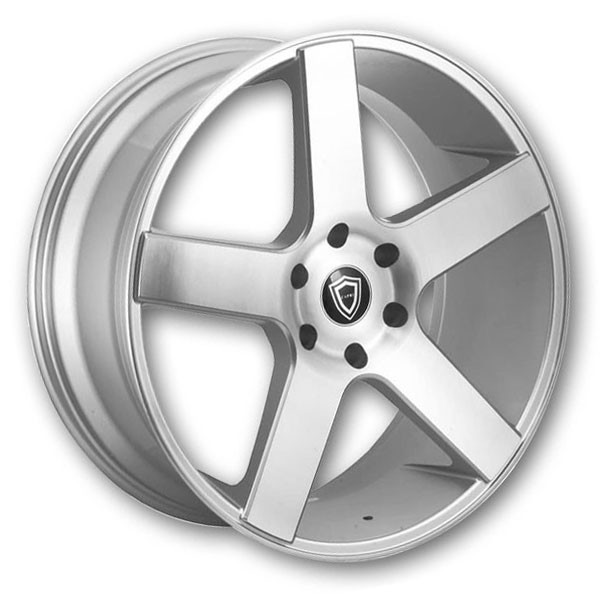 Capri Wheels C5288 22x9.5 Chrome 5x127 +15mm 73.1mm