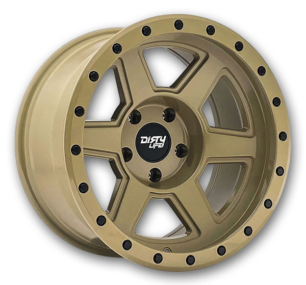Dirty Life Wheels 9315 Compound 17x9 Desert Sand 5x127 -12mm 78.1mm