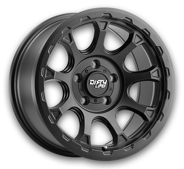 Dirty Life Wheels 9307 Drifter 17x8.5 Matte Black 5x127 -6mm 78.1mm