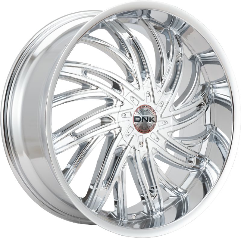 DNK Street Wheels 701 24x10 Chrome 6x135/6x139.7 +30mm 87.1mm