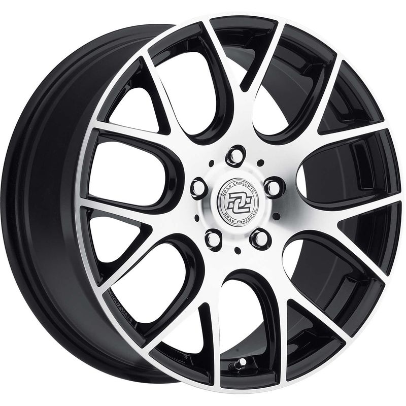 Drag Concepts Wheels DC-R15 16x7 Gloss Black Machine 5x100/5x114.3 +38mm 73.1mm