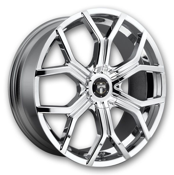 Dub Wheels Royalty 24x9.5 Chrome Plated  +15mm 72.56mm