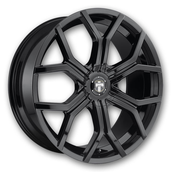 Dub Wheels Royalty 22x9.5 Gloss Black  +25mm 72.56mm
