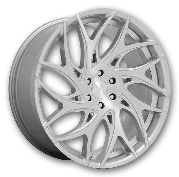 Dub Wheels G.O.A.T. 24x10 Silver Brushed Face 6x139.7 +25mm 106.1mm