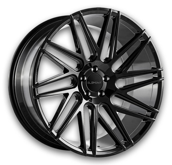 Element Wheels EL33 22x10.5 Gloss Black 5x114.3 +40mm 73.1mm
