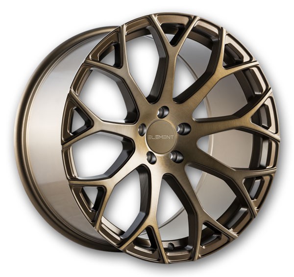 Element Wheels EL99 20x10.5 Matte Bronze  +27mm 72.56mm